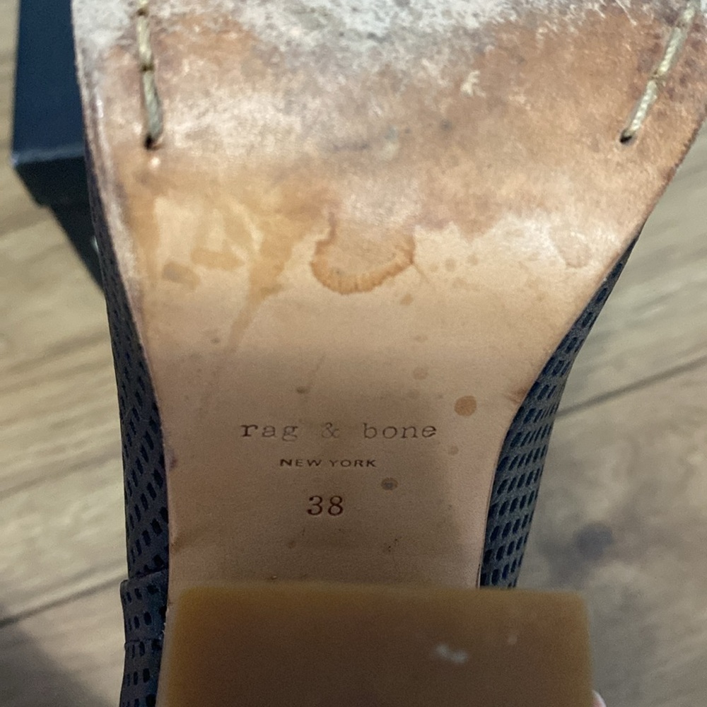 Rag & Bone perforated leather boots 8 - Picture 7 of 10